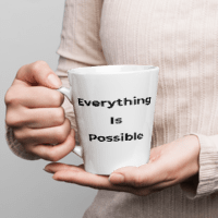 Everything Is Possible - Latte mug