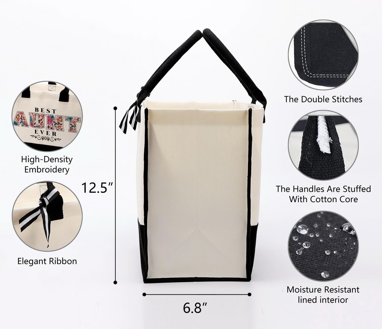 Cotton Canvas Tote Bag for Women - Gifting, Retirement Farewell Gift, Never Forget Difference