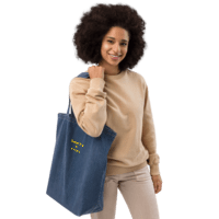 Everything Is Possible - Organic denim tote bag