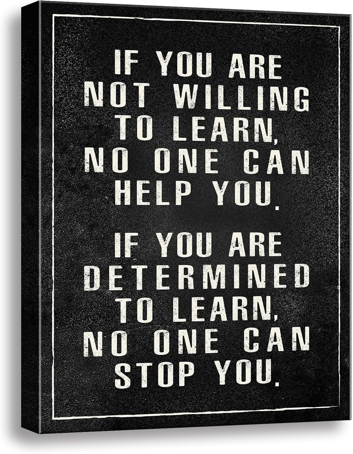 Inspirational Wall Art,Motivational Wall Art, Office Wall Art & Decor Motivational Poster, Positive Quotes Wall Decor , Encouragement Gifts ,Positive Sayings for Wall Decor , Entrepreneur Wall