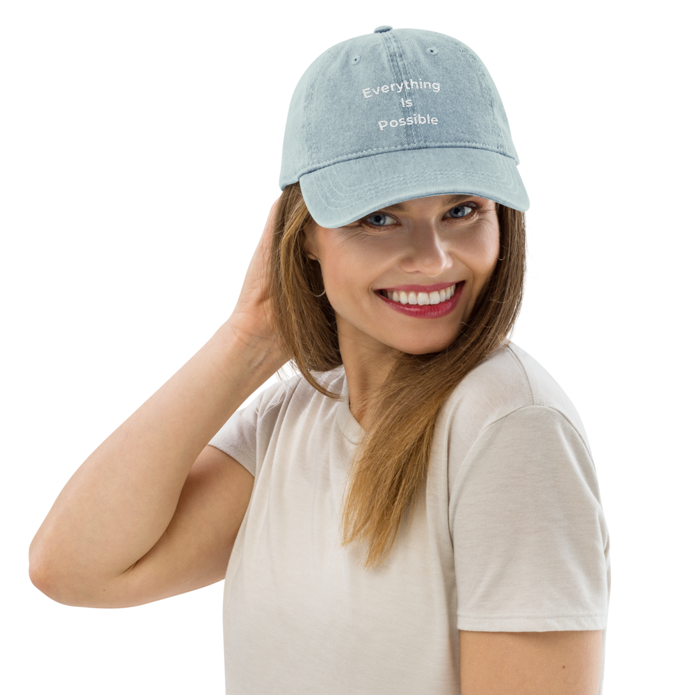 EVERYTHING IS POSSIBLE - Denim Hat