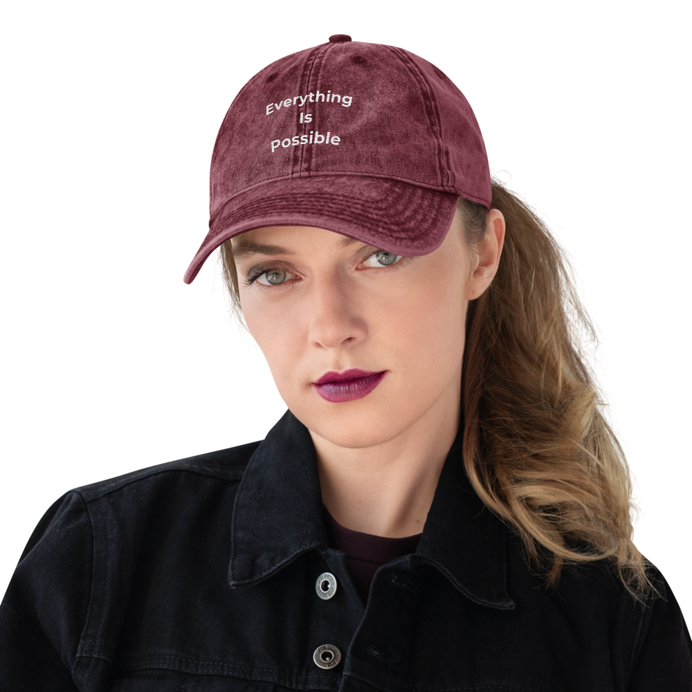 EVERYTHING IS POSSIBLE - Vintage Cotton Twill Cap