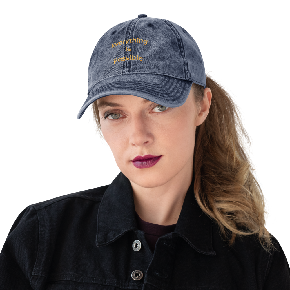 EVERYTHING IS POSSIBLE - Vintage Cotton Twill Cap